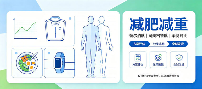 减肥减重，替尔泊肽 司美格鲁肽等减肥案例对比，全球发货